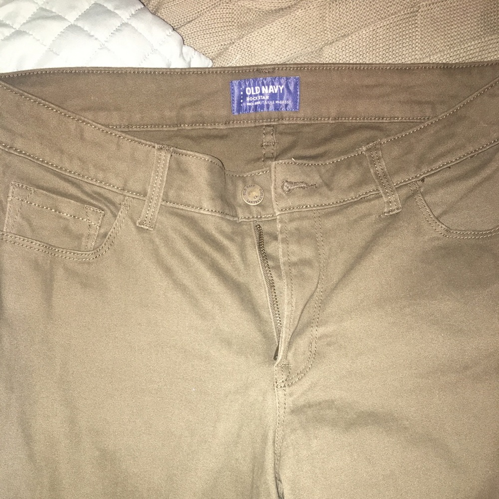 Olive Green skinny pants old navy